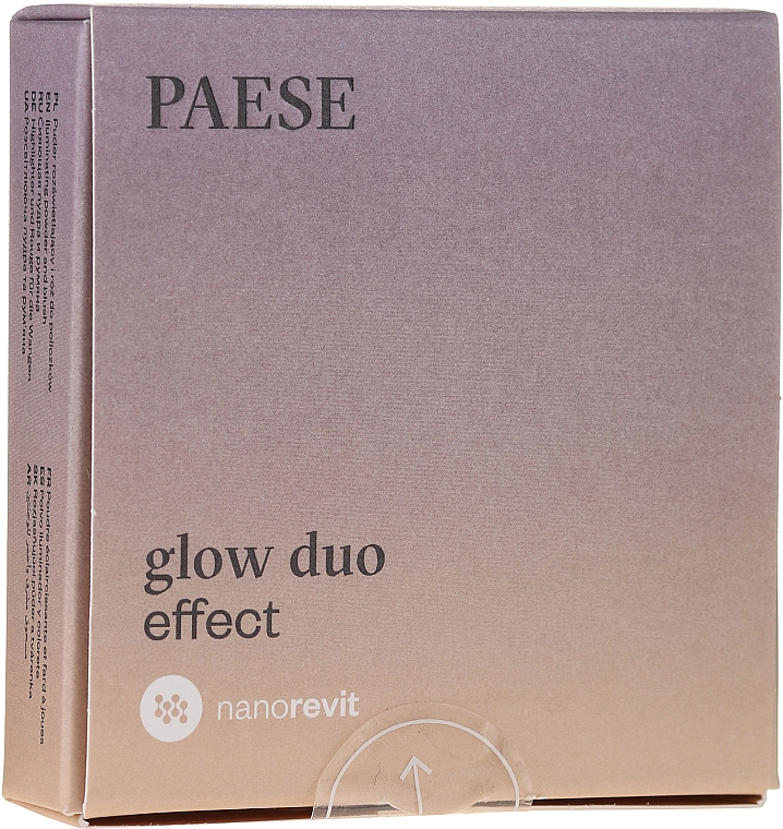 2in1 Gesichtspuder und -Rouge - Paese Nanorevit Glow Duo Effect Powder And Blush — Bild N1