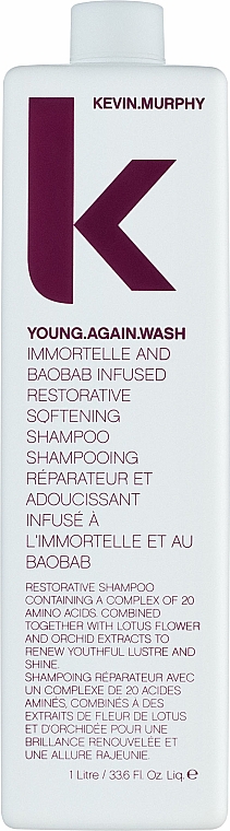 Stärkendes Shampoo für trockenes, strapaziertes und brüchiges Haar - Kevin.Murphy Young Again Wash Shampoo — Bild N3