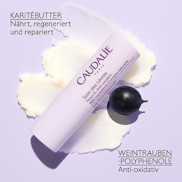 Nährender antioxidativer Lippenbalsam - Caudalie Cleansing & Toning Lip Conditioner — Bild N5