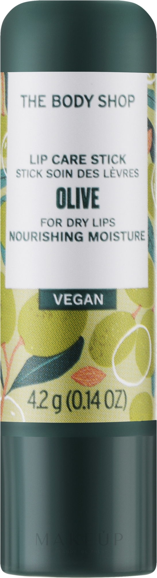 Nährender und feuchtigkeitsspendender Lippenbalsam mit Olive - The Body Shop Olive Lip Care Stick — Bild 4.2 g