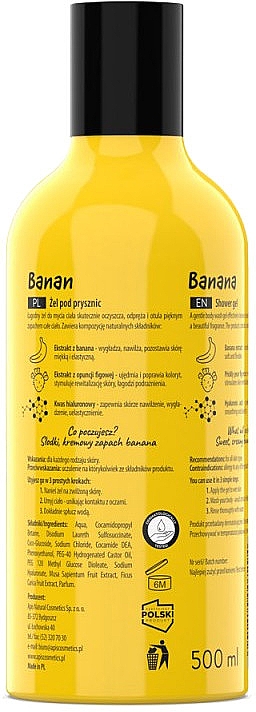 Duschgel Banane - APIS Professional Fruit Shot Banana Shower Gel — Bild N2