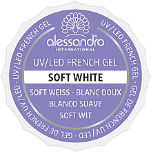 Düfte, Parfümerie und Kosmetik UV Nagelgel - Alessandro International French Gel Soft White