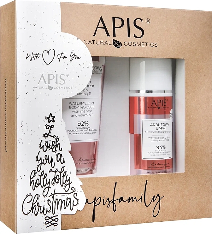 Set - APIS Professional Watermelon Refreshment Gift Set (b/mousse/200ml + f/cr/100ml) — Bild N1