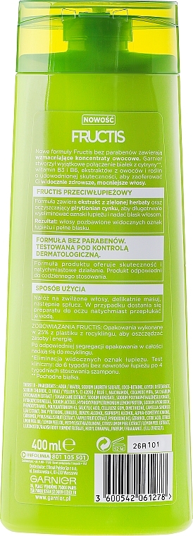 Shampoo mit Grüntee-Extrakt - Garnier Fructis Shampoo — Bild N4