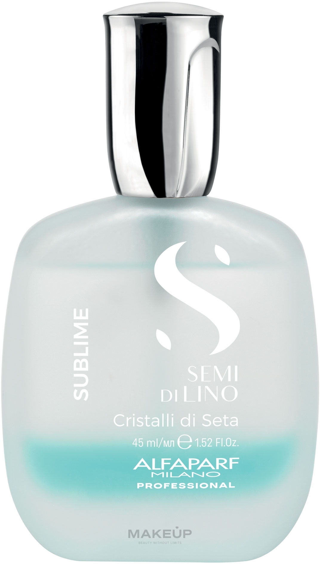 Zweiphasiges Serum zur Haarglättung mit Seidenkristallen - Alfaparf Semi Di Lino Sublime Cristalli di Seta — Bild 45 ml