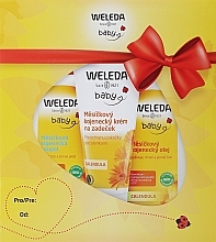 Düfte, Parfümerie und Kosmetik Babyset - Weleda Baby Calendula Set (Körpecreme/75ml + Krembad/200ml + Körperöl/200ml)