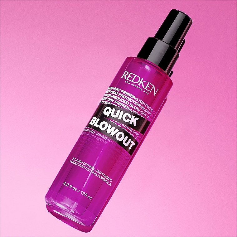 Express-Primer-Spray für schnelles Föhnen mit Hitzeschutz - Redken Quick Blowout — Bild N4