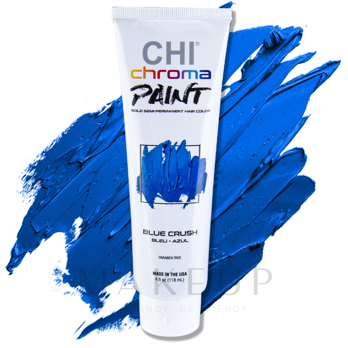 Semi-permanente Haarfarbe - CHI Chroma Paint Bold Semi-Permanent Hair Color — Bild Blue Crush