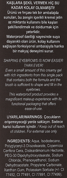 Modellierendes Augenbrauengel - Pastel Profashion Eyebrow Designer Gel 2 In 1 Filler & Shaper Brow Palette — Bild N3