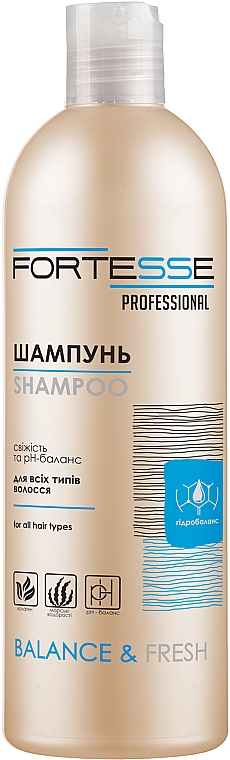 Shampoo für alle Haartypen mit Seetang - Fortesse Professional Balance & Fresh Shampoo — Bild N1