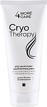 Mizellen-Shampoo für geschädigtes und glanzloses Haar - More4Care Cryo Therapy Shampoo — Bild N2
