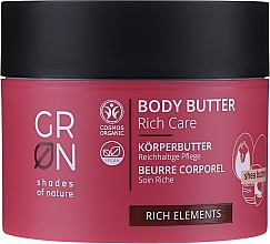 Düfte, Parfümerie und Kosmetik Körperbutter mit Sheabutter - GRN Rich Elements Shea Body Butter