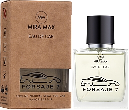 Düfte, Parfümerie und Kosmetik Autolufterfrischer - Mira Max Eau De Car Forsaje 7 Perfume Natural Spray For Car Vaporisateur