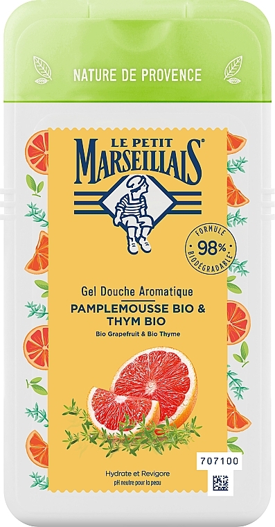 Duschgel mit Grapefruit und Thymian - Le Petit Marseillais — Bild N1