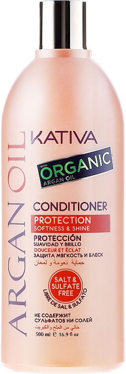 Feuchtigkeitsspendender Haarbalsam mit Arganöl - Kativa Argan Oil Conditioner — Bild N5