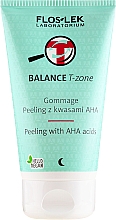 Düfte, Parfümerie und Kosmetik Gesichtspeeling mit AHA-Säuren für die T-Zone - Floslek Balance T-Zone Gommage Peeling With AHA Acids
