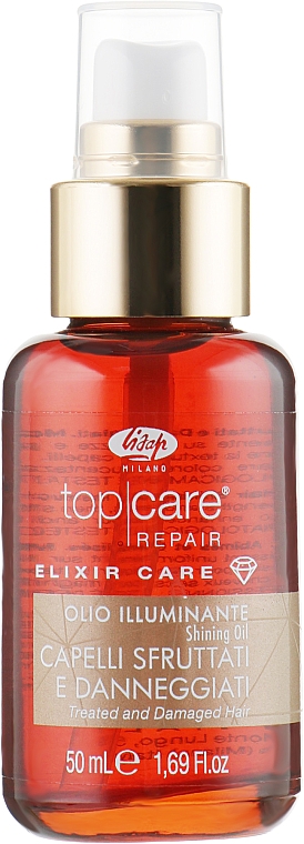 Elixier für geschädigtes Haar mit Argan - Lisap Top Care Repair Elixir Care Shining Oil — Bild N2