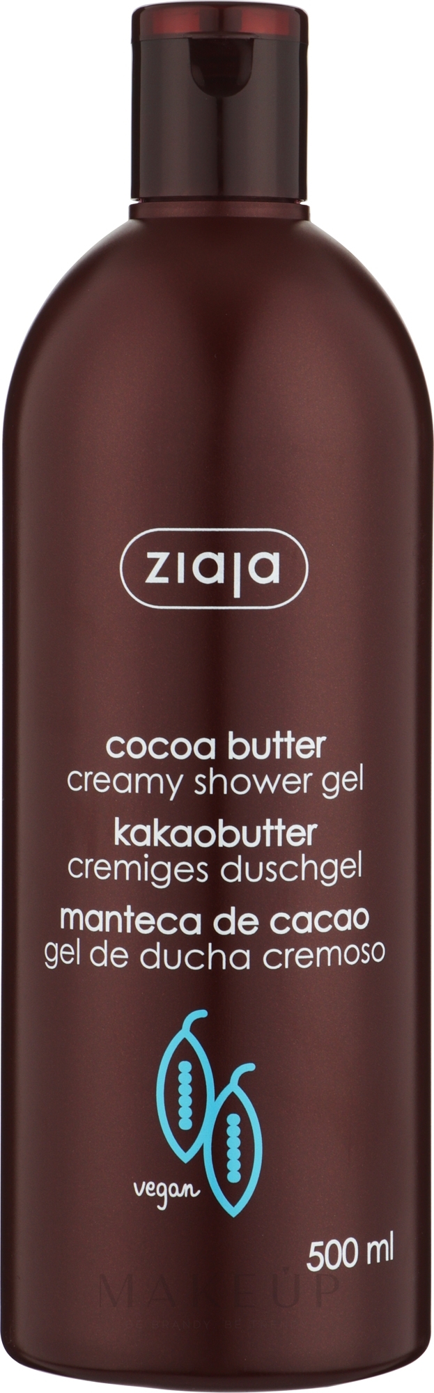 Creme-Duschgel mit Kakaobutter - Ziaja Shower Gel — Bild 500 ml