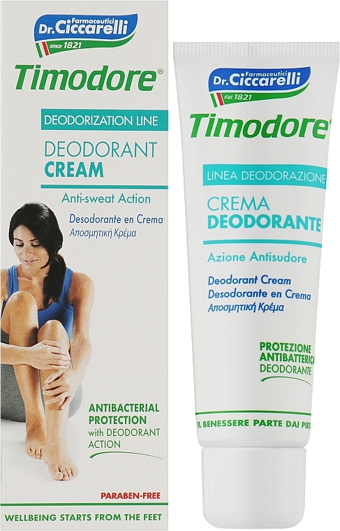 Fußdeocreme - Timodore Deodorant Cream — Bild N2