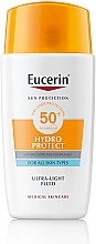 Sonnenschutz-Fluid - Eucerin Sun Hydro Protect Ultra-Light Fluid SPF50 — Bild N2