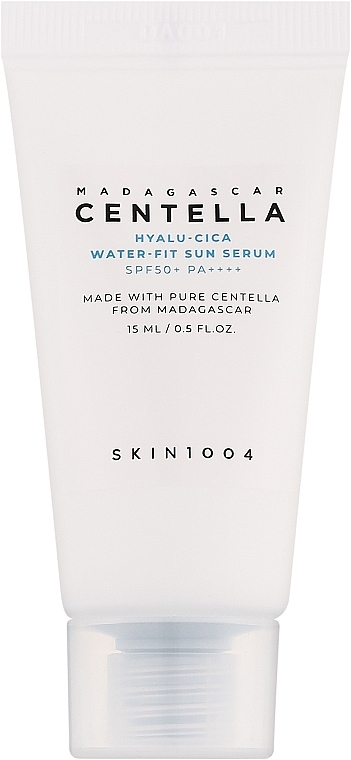 Sonnenschutzserum für das Gesicht mit Centella Asiatica und Hyaluronsäure - Skin1004 Madagascar Centella Hyalu-cica Water-fit Sun Serum — Bild N1