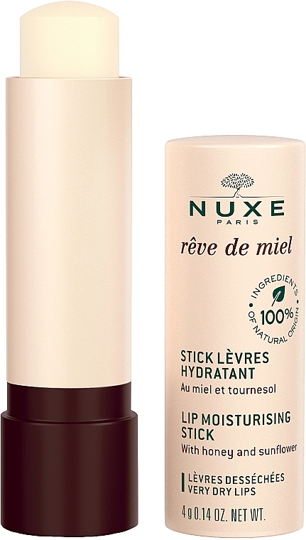 Lippenbalsam mit Honig und Sonnenblume - Nuxe Reve de Miel Lip Moisturizing Stick — Bild N2