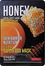 Düfte, Parfümerie und Kosmetik Festigende und pflegende Tuchmaske für das Gesicht mit Honig - Dermal Mask Honey Protect & Nourish Facial Sheet