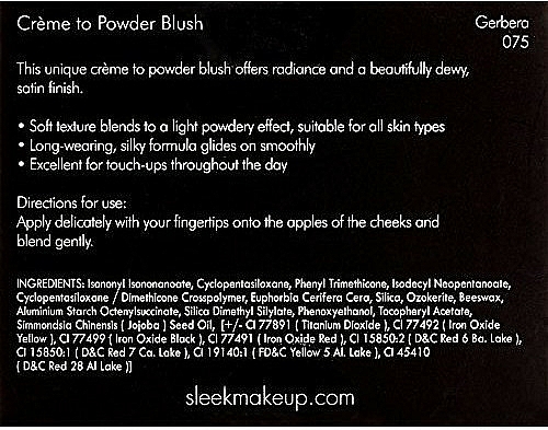Cremiges Rouge - Sleek MakeUP Creme to Powder Blush — Bild N4