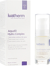 Creme-Gel für die Augenpartie - Ivatherm Aquafil Hydra Complex Gel-Cream — Bild N1