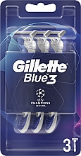 Düfte, Parfümerie und Kosmetik Einwegrasierer-Set 3 St. - Gillette Blue3 Comfort Football