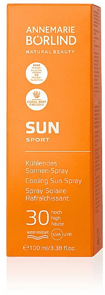 Kühlendes Sonnenschutzspray für das Gesicht SPF 30 - Annemarie Borlind Sun Sport Cooling Sun Spray SPF 30 — Bild N2