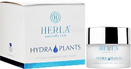 Düfte, Parfümerie und Kosmetik Feuchtigkeitsspendende Gesichtsmaske mit Hyaluronsäure - Herla Hydra Plants Intense Hydrating Face Mask