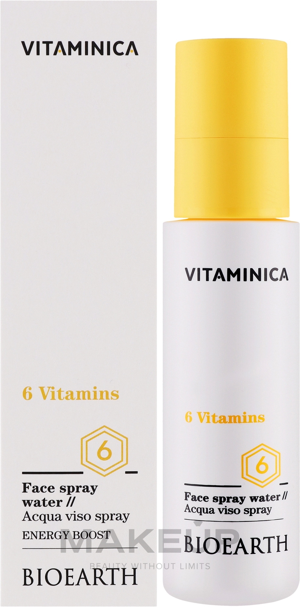 Gesichtsspray - Bioearth Vitaminica 6 Vitamins Face Spray Water  — Bild 100 ml