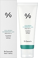 Wasserfeste Sonnenschutz-Gesichtscreme mit Centella - Dr. Ceuracle Cica Regen Wegan Sun Waterproof SPF50+ PA++++ — Bild N2