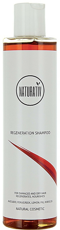 Shampoo für trockenes und strapatiertes Haar - Naturativ Regeneration Shampoo — Bild N1