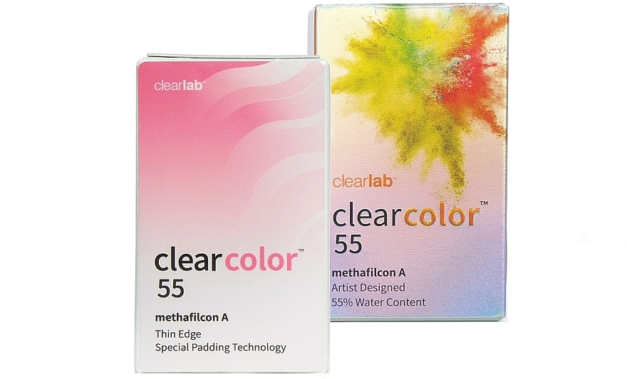 Farbige Kontaktlinsen grün 2 St. - Clearlab Clearcolor 55 — Bild N1