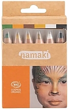 Düfte, Parfümerie und Kosmetik Gesichtsmalstiften-Set - Namaki Set Wild life Skin Colour Pencils (Gesichtsstift 6x2,1g) 