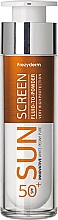 Sonnenschutzfluid für das Gesicht SPF 50+ - Frezyderm Sun Screen Vitamin D Like Skin Benefits Fluid to Powder SPF50+ — Bild N1