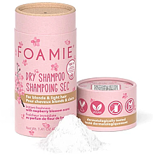 Trockenshampoo für blondes und helles Haar mit Himbeerblütenduft - Foamie Dry Shampoo Berry Blossom — Bild N2