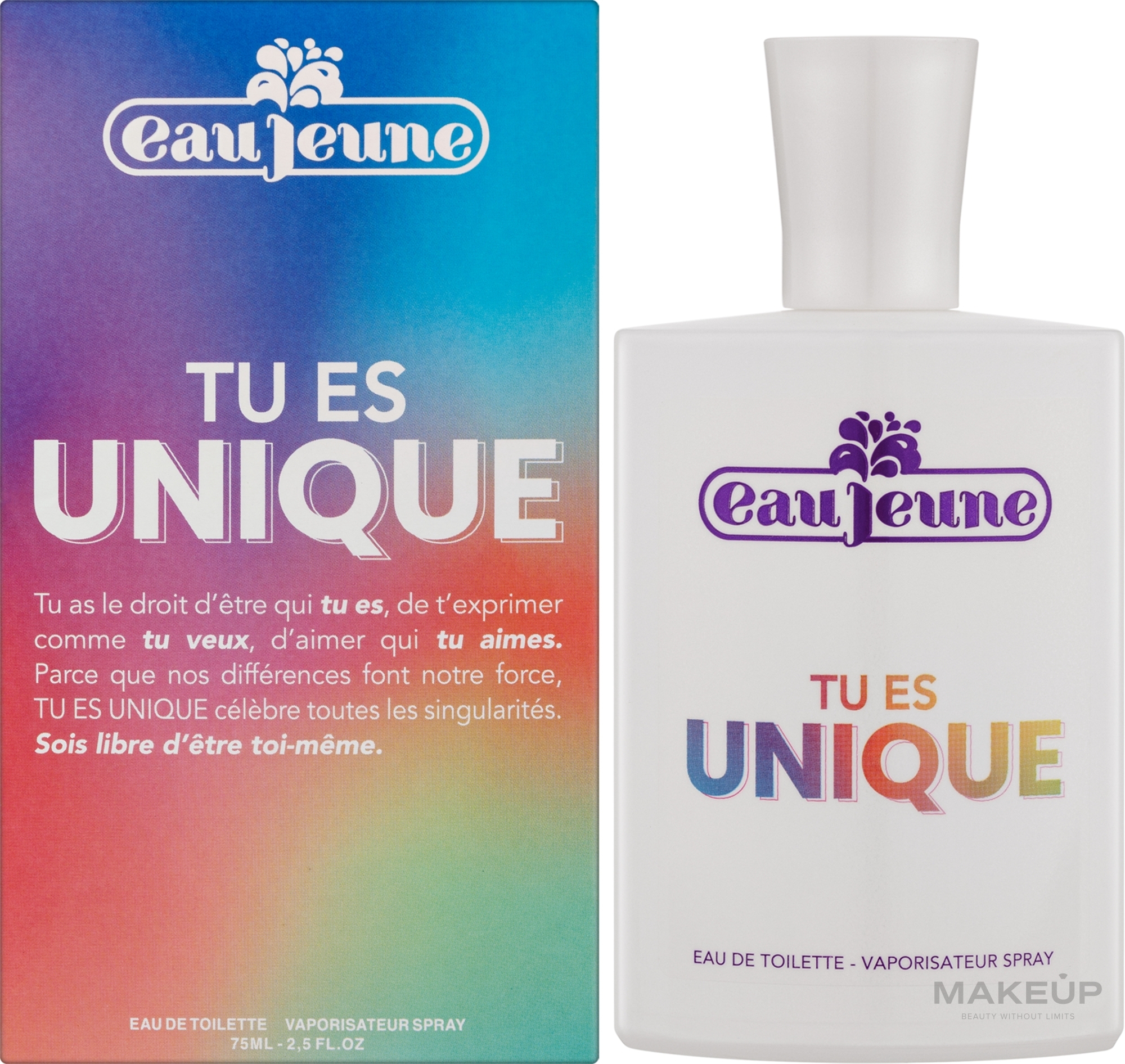 Eau Jeune Tu Es Unique - Eau de Toilette — Bild 75 ml