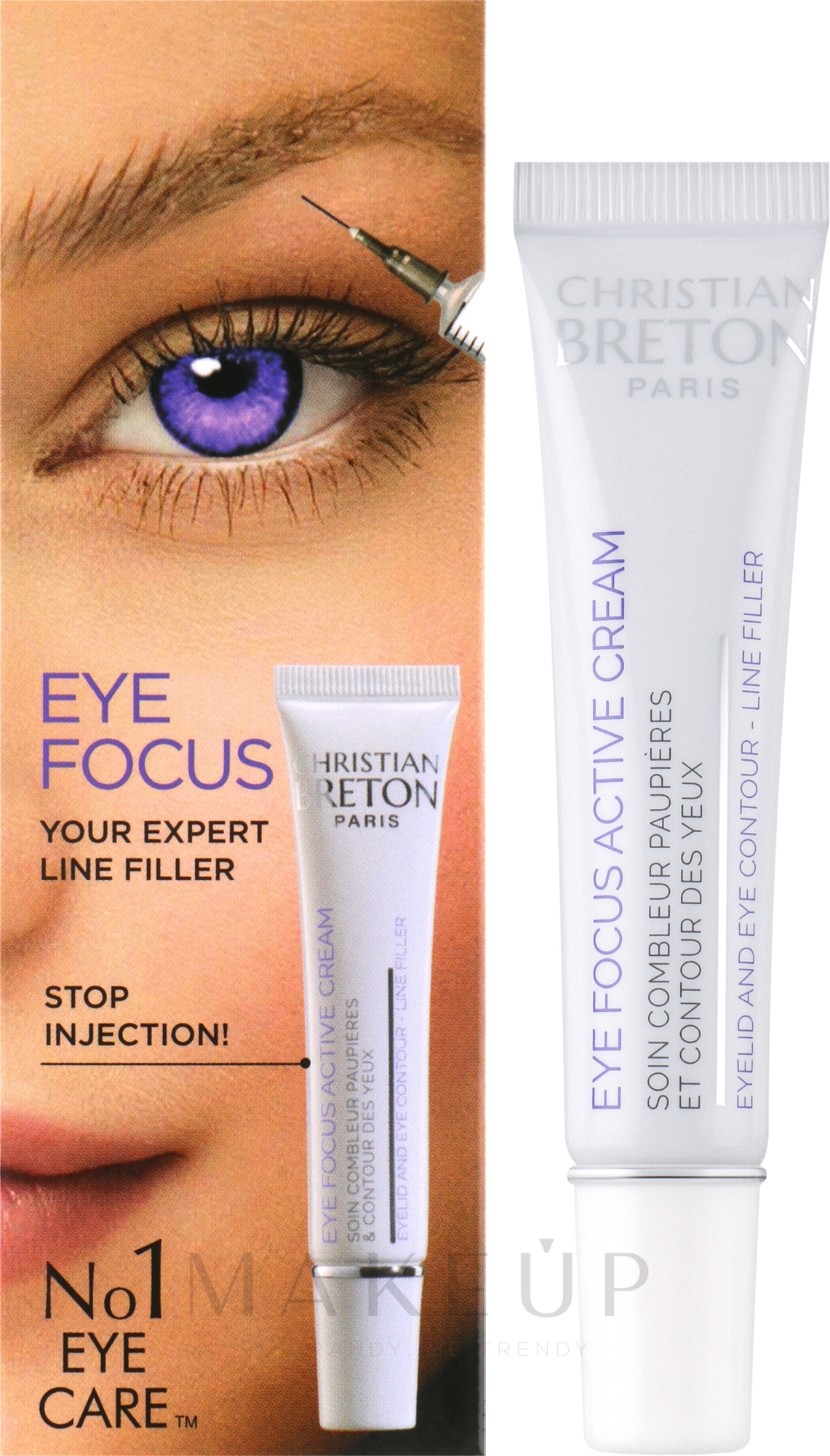 Aktive Augencreme - Christian Breton Eye Priority Focus Eye Active Cream — Bild 10 ml