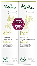 Düfte, Parfümerie und Kosmetik Gesichts-, Haar- und Körperpflegeset - Melvita Huiles De Beaute Castor Oil Duo (Rizinusöl 2x50ml)