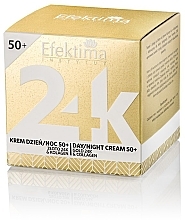 Gesichtscreme 50+ - Efektima Instytut 24K Gold & Collagen Day/Night Cream 50+  — Bild N1