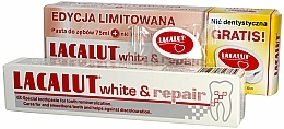 Düfte, Parfümerie und Kosmetik Mundpflegeset - Lacalut White & Repair Set (Zahnpasta 75ml + Zahnseide)