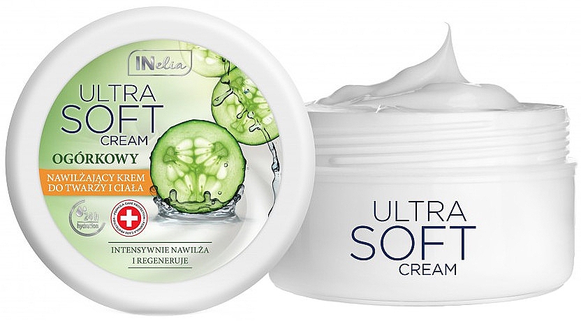 Pflegende Creme für Gesicht und Körper Gurke - Revers Inelia Cucumber Nourishing Face & Body Cream — Bild N1