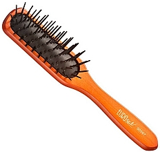 Düfte, Parfümerie und Kosmetik Massage-Haarbürste aus Holz 00597 oval - Eurostil Oval Brush