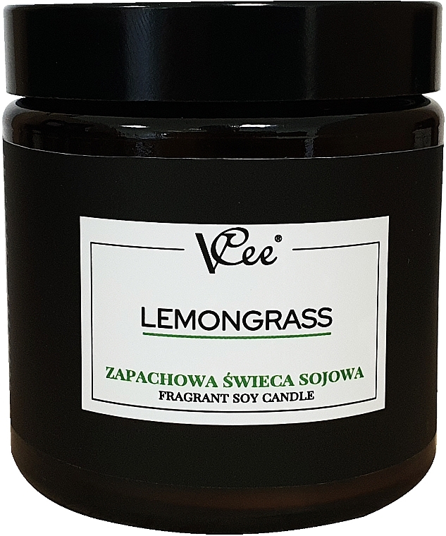 Sojakerze mit Zitronengrasduft - Vcee Lemongrass Fragrant Soy Candle  — Bild N1
