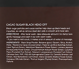 Gesichtspeelig gegen Mitesser mit braunem Zucker und Kakao - The Skin House Cacao Sugar Black Head Off — Bild N3