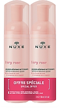 Düfte, Parfümerie und Kosmetik Schaum für das Gesicht 2 St. - Nuxe Very Rose Light Cleansing Foam