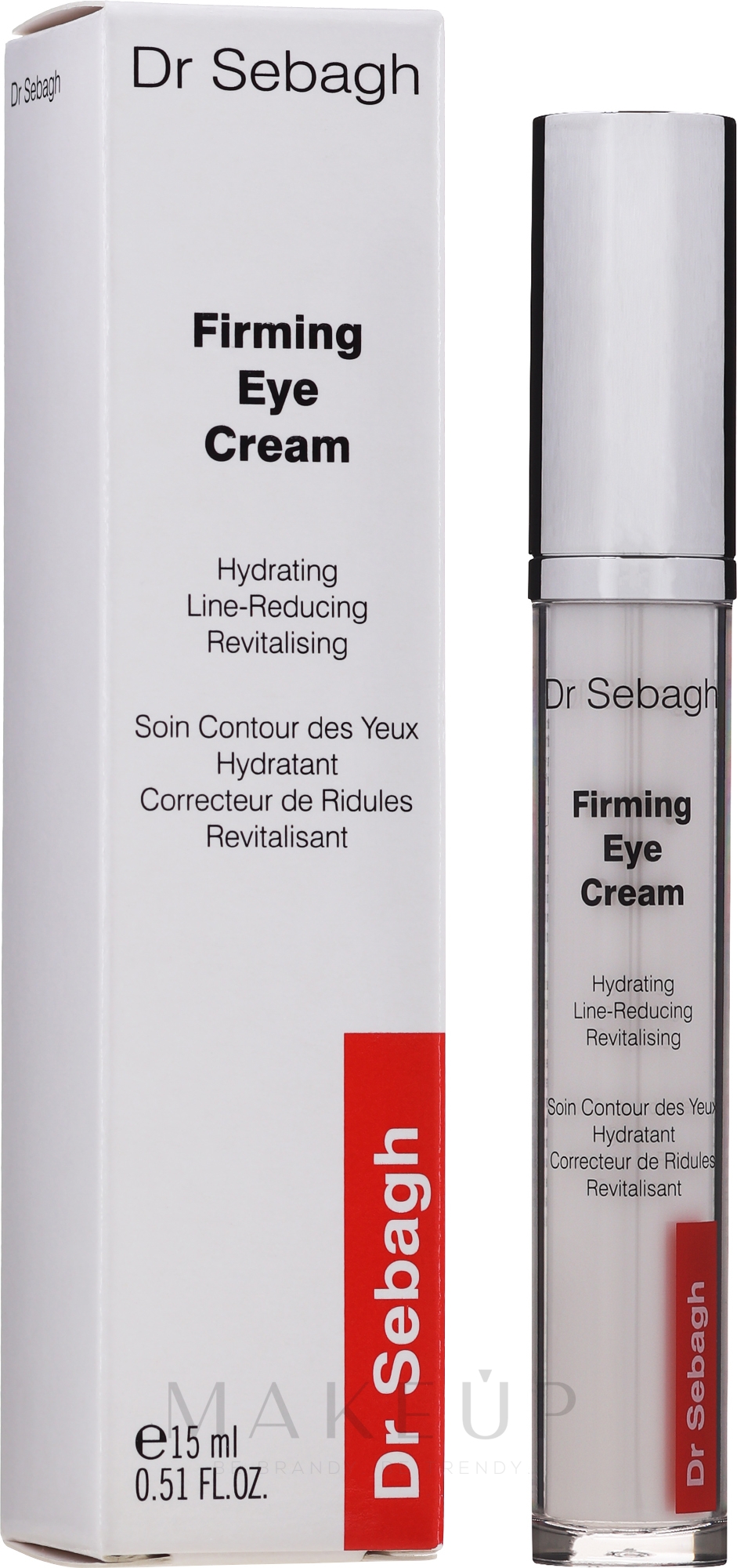 Straffende Augencreme - Dr Sebagh Firming Eye Cream — Bild 15 ml